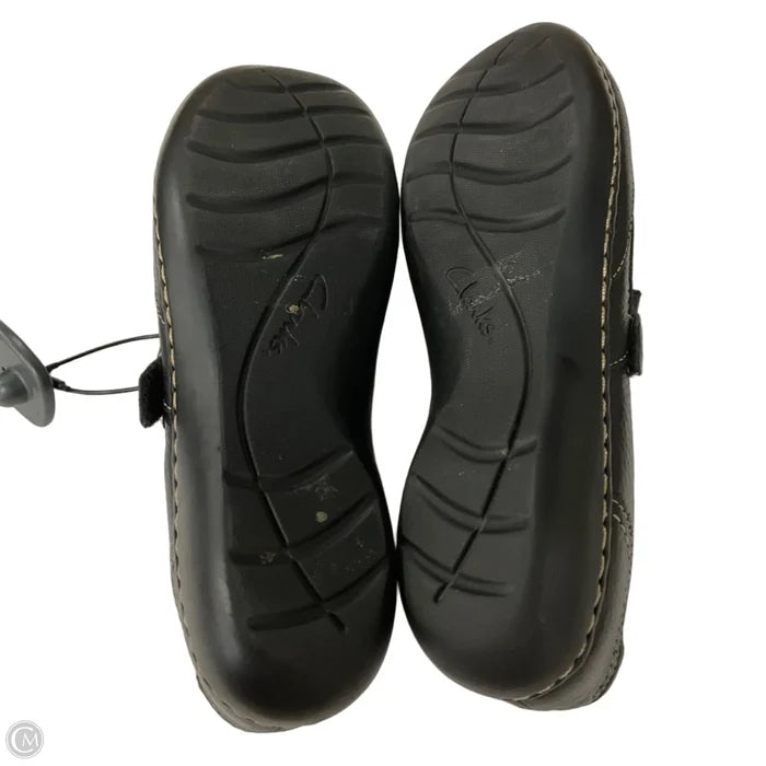 Shoes Flats By Clarks In Black, Size: 10