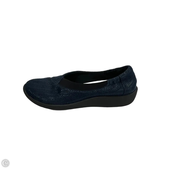 Shoes Flats By Clarks In Blue, Size: 7