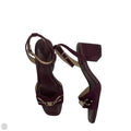 Shoes Heels Block By White House Black Market In Maroon, Size: 10