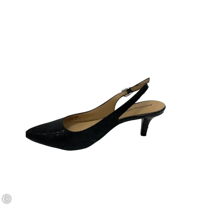 Shoes Heels Kitten By Antonio Melani In Black, Size: 7