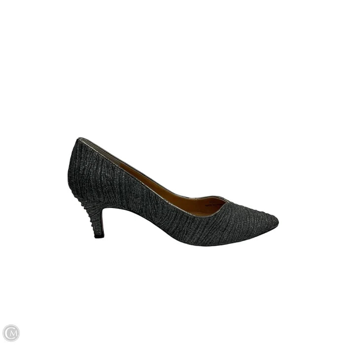 Shoes Heels Kitten By Cmc In Silver, Size: 7.5