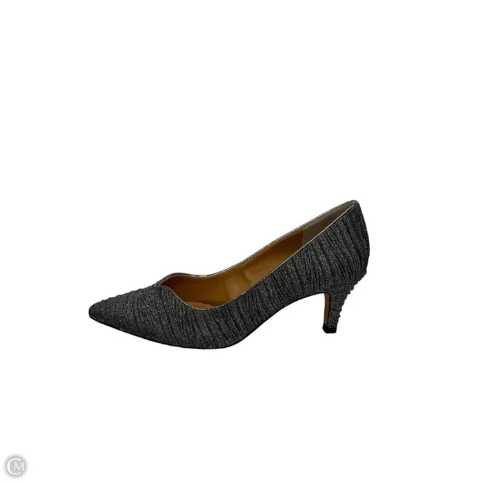 Shoes Heels Kitten By Cmc In Silver, Size: 7.5