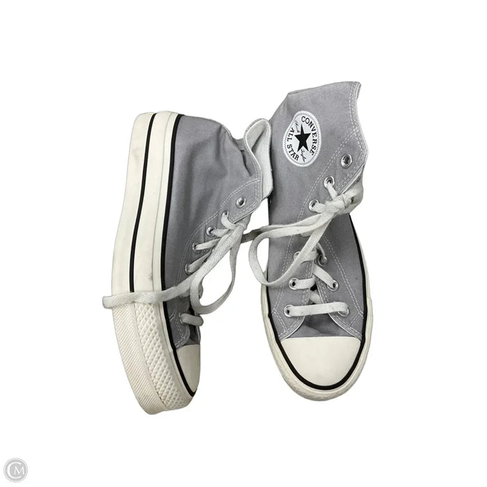 Shoes Sneakers By Converse In Grey & White, Size: 8.5