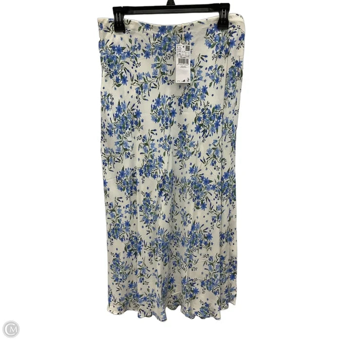 Skirt Maxi By Mng In Floral Print, Size: L