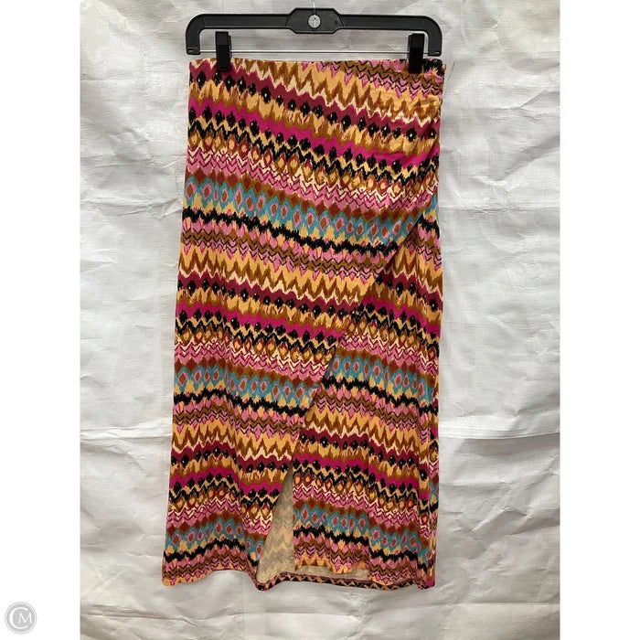Skirt Midi By Boden In Multi-colored, Size: Mp