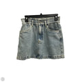 Skirt Mini & Short By Cma In Blue Denim, Size: S