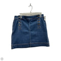 Skirt Mini & Short By Loft In Blue Denim, Size: 10