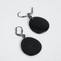 Small Tagua Disc Dangle Earrings