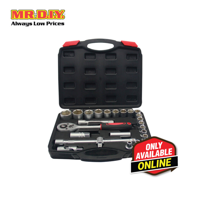 Socket Wrench Set (24 pieces)(1/2 Inch)