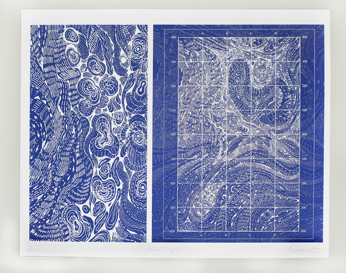 Stephen Talasnik With Liam Talasnik Glacial Mapping, 2023 Edition of 25
