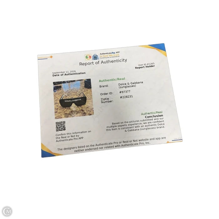 Sunglasses Luxury Designer By Dolce And Gabbana, Size: