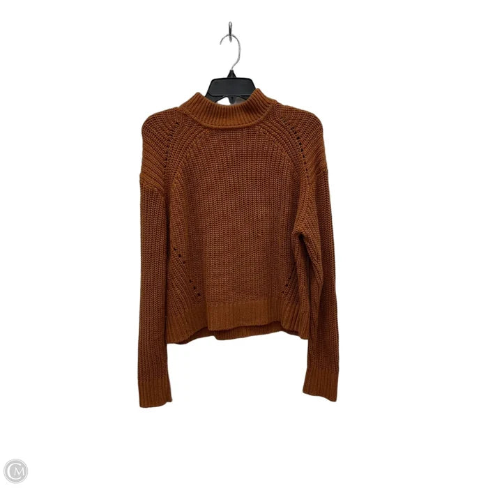 Sweater By Express In Orange, Size: Sp
