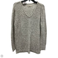 Sweater By Loft In Grey & White, Size: L
