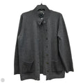 Sweater Cardigan Cashmere By Orvis In Grey, Size: M