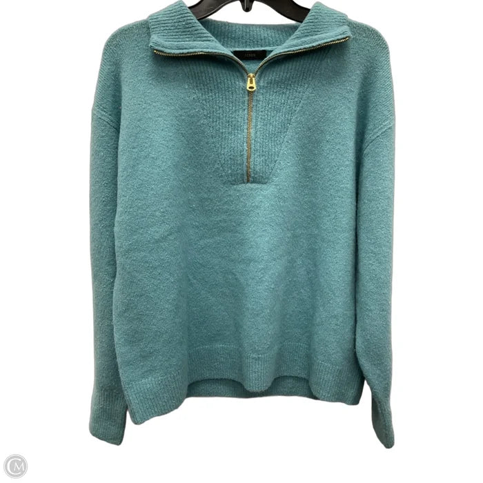 Sweatshirt Collar By J. Crew In Blue, Size: M