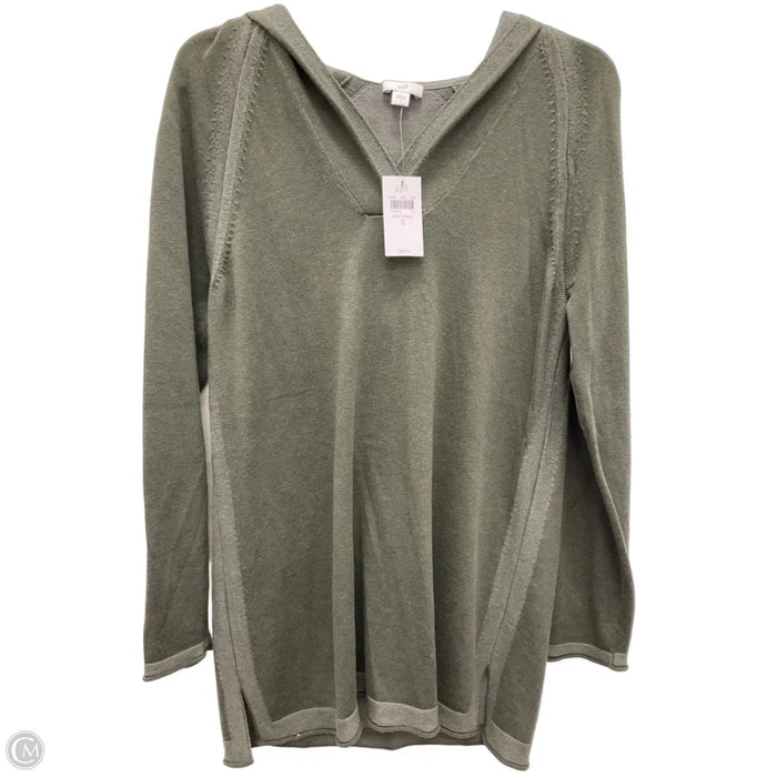 Sweatshirt Hoodie By J. Jill In Green, Size: S