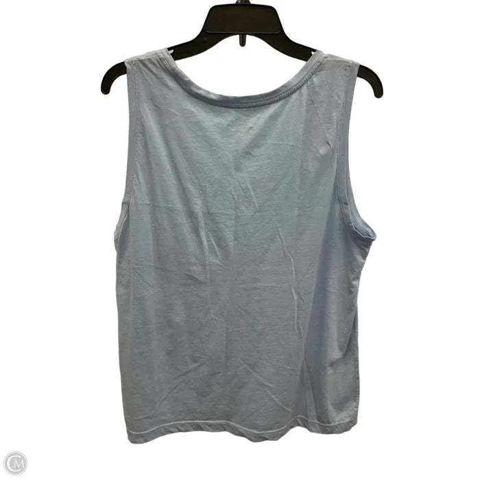 Tank Top Designer By Lilly Pulitzer In Blue, Size: L