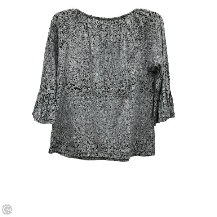 Top 3/4 Sleeve By Michael By Michael Kors In Animal Print, Size: S