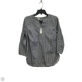 Top 3/4 Sleeve By Talbots In Striped Pattern, Size: Sp