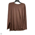 Top Long Sleeve Basic By Lane Bryant In Brown, Size: 1x