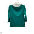 Top Long Sleeve Basic By Talbots In Green, Size: S