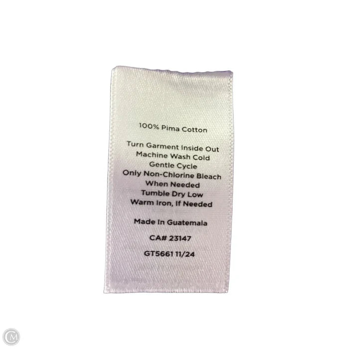 Top Long Sleeve Basic By Talbots In Purple, Size: L