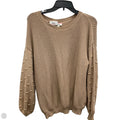 Top Long Sleeve By Andree By Unit In Brown, Size: S