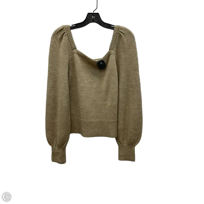 Top Long Sleeve By Anthropologie In Beige, Size: S