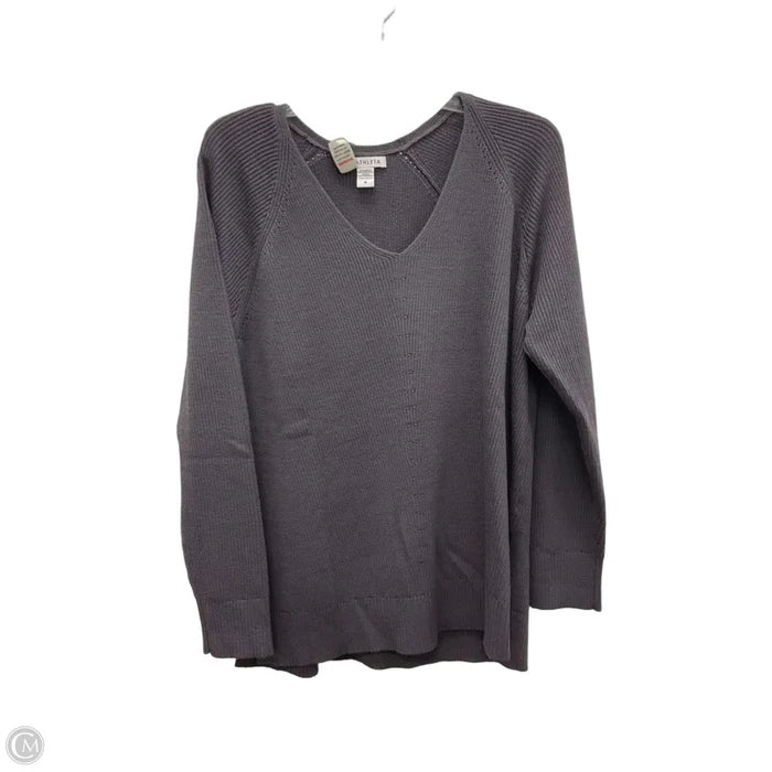 Top Long Sleeve By Athleta In Purple, Size: M