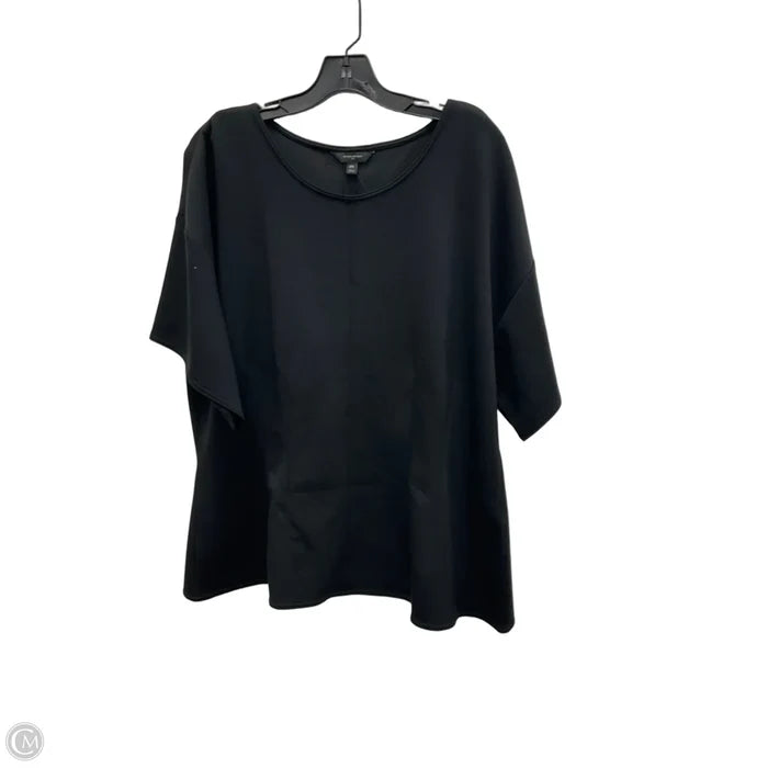 Top Long Sleeve By Banana Republic In Black, Size: Xxl