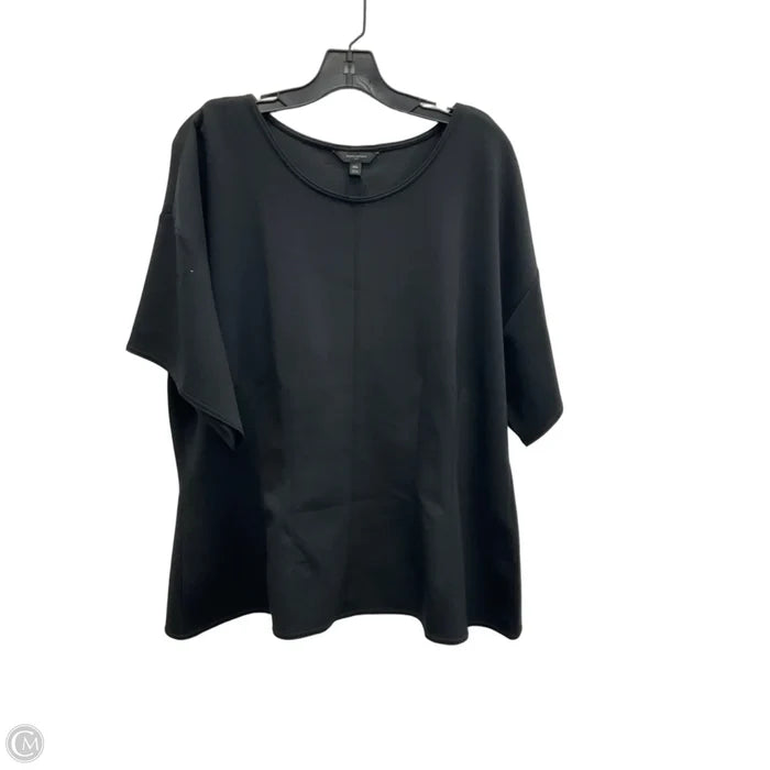 Top Long Sleeve By Banana Republic In Black, Size: Xxl