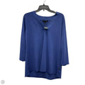 Top Long Sleeve By Banana Republic In Blue, Size: L