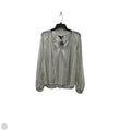 Top Long Sleeve By Banana Republic In White, Size: S