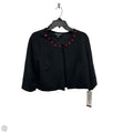 Top Long Sleeve By Charter Club In Black, Size: L