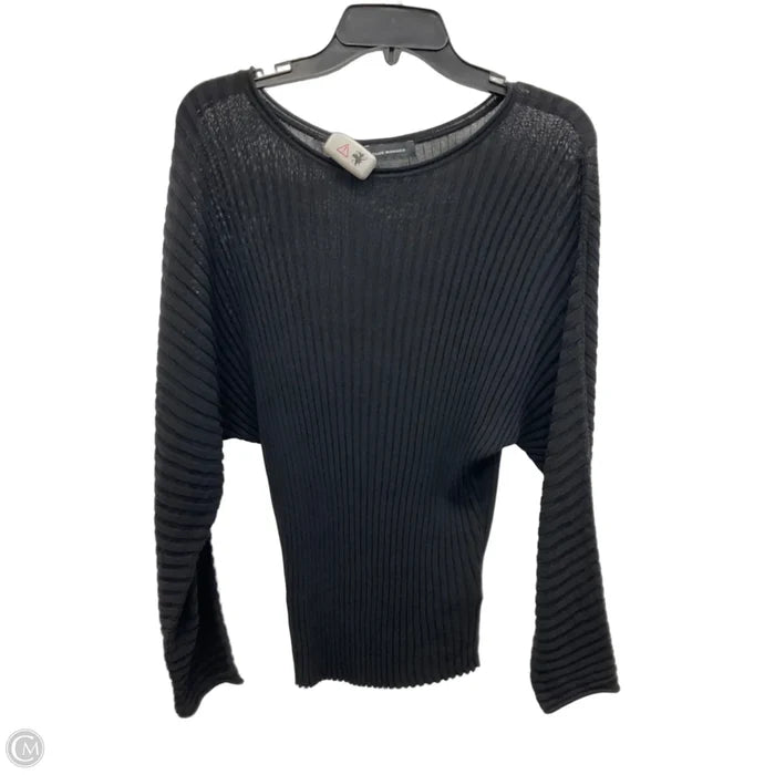 Top Long Sleeve By Club Monaco In Black, Size: M