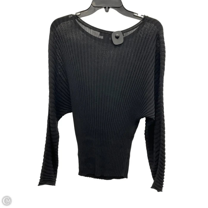 Top Long Sleeve By Club Monaco In Black, Size: M