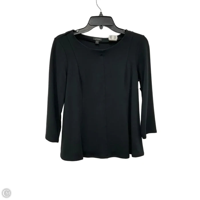 Top Long Sleeve By J. Jill In Black, Size: Xsp