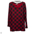 Top Long Sleeve By J. Jill In Plaid Pattern, Size: M