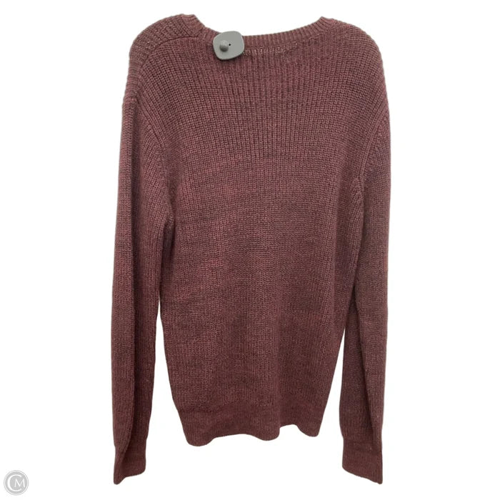 Top Long Sleeve By Liverpool In Maroon, Size: L