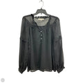 Top Long Sleeve By Loft In Black, Size: M