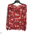 Top Long Sleeve By Loft In Coral, Size: M