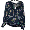 Top Long Sleeve By Loft In Navy, Size: S
