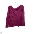 Top Long Sleeve By Loft In Purple, Size: M