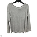 Top Long Sleeve By Mario Serrani In Grey, Size: M
