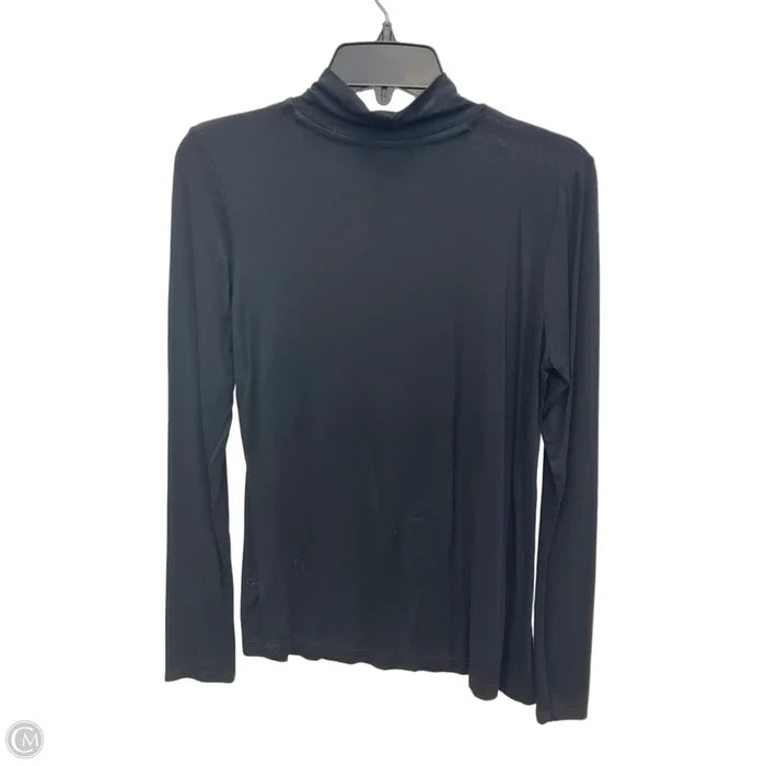 Top Long Sleeve By Tahari In Black, Size: M