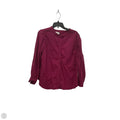Top Long Sleeve By Talbots In Pink, Size: 1x