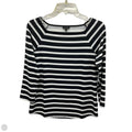 Top Long Sleeve By Talbots In Striped Pattern, Size: Xs