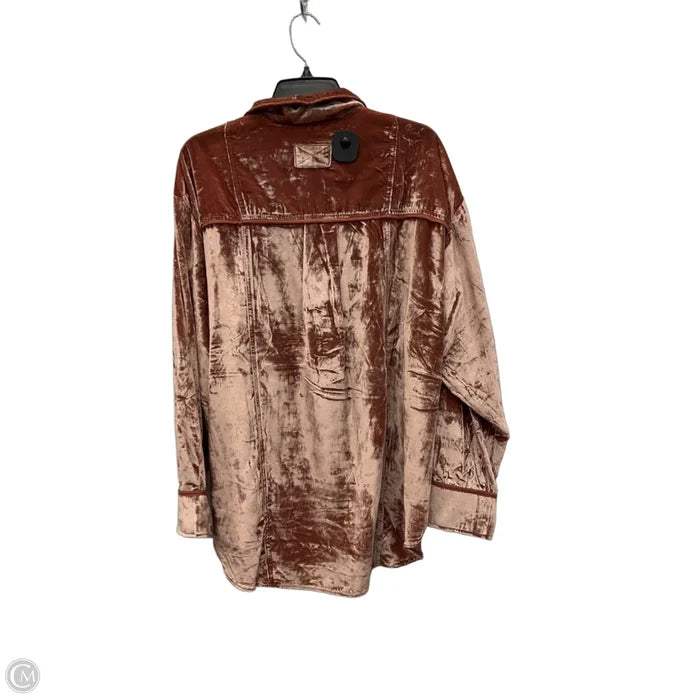 Top Long Sleeve By We The Free In Bronze, Size: L