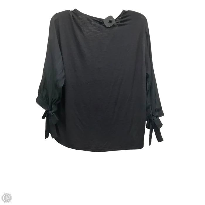 Top Long Sleeve By White House Black Market In Black, Size: S