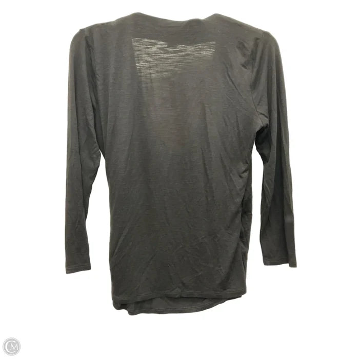 Top Long Sleeve By White House Black Market In Black, Size: S